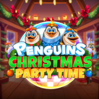 Penguin christmas party time